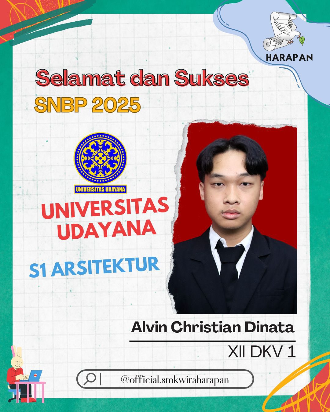SMKS Wira Harapan SNBP 2025_Alvin Christian Dinata_2